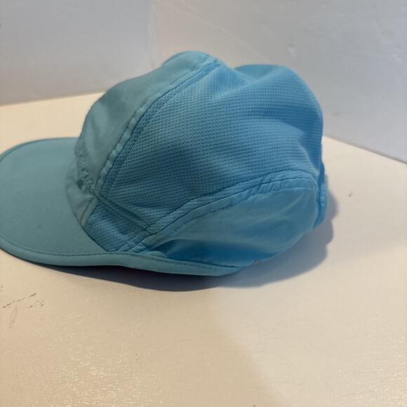 Vtg Y2k Nike Tailwind Featherlight 7 Panel Hat Mesh Aqua Teal Running Dri fit main image 6